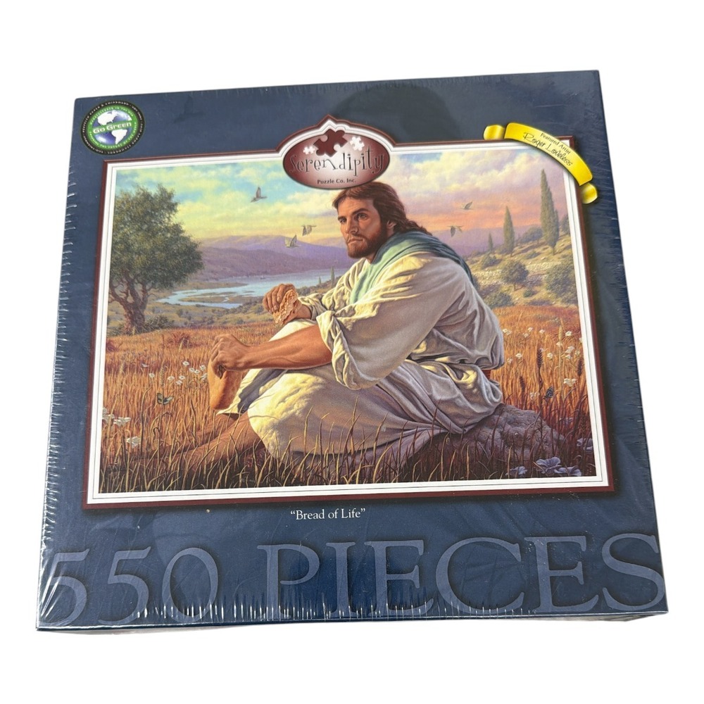 Serendipity Bread Of Life Jigsaw Puzzle 550‎ Piece Jesus Religious Christian NEW